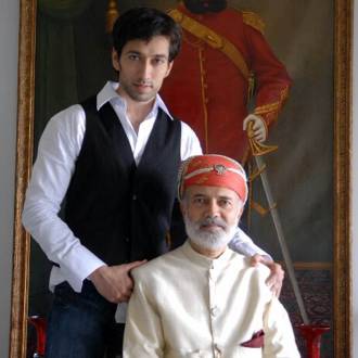 Nakuul Mehta with his father