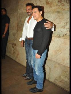 Sanjay Dutt and Aamir Khan