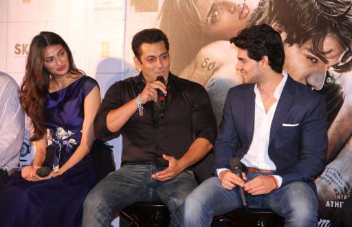 Athiya Shetty, Salman Khan and Sooraj Pancholi