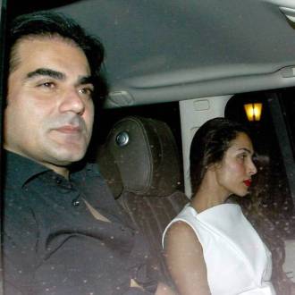 Arbaaz Khan with Malika Arora Khan