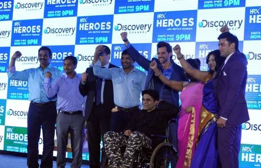 Launch of Discovery's HRX Heroes with Hrithik Roshan