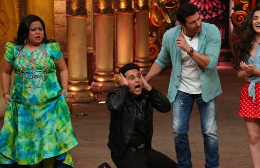 Sunny Deol and Bharti Singh