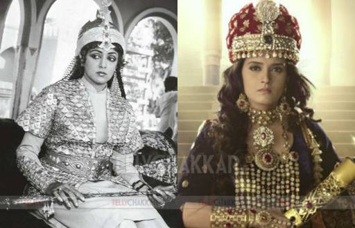 Hema Malini and Pankhuri Awasthy as Razia Sultan