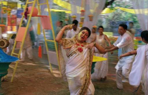 Holi celebrations on the sets of Yeh Rishta 