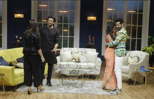 TV couples Pooja-Kunal & Mohit- Addite on the sets of JuzzBaatt
