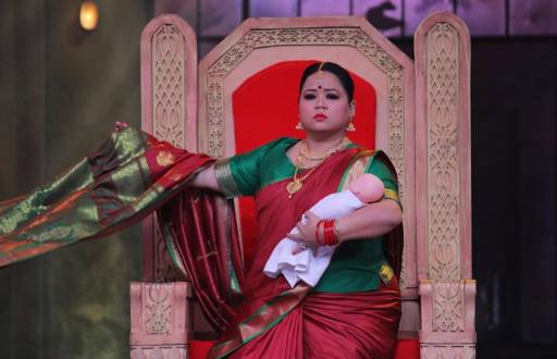 Baahubali act on the set of COLORS' Khatra Khatra Khatra