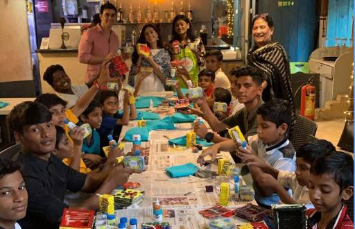 Gautam Rode celebrates Children's Day with underprivileged kids