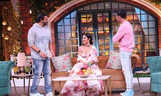 Sooryavanshi cast on the sets of The Kapil Sharma Show 