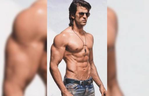 Check out the hot looks of Hrithik Roshana as he poses shirt - less pictures 