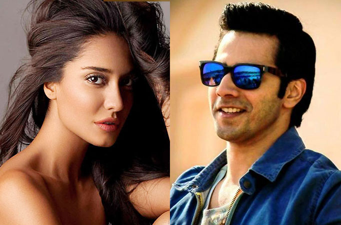 Lisa Haydon and Varun Dhawan Lisa Haydon and Varun Dhawan
