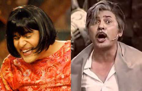 Krushna Abhishek and Sudesh Lehri Krushna Abhishek and Sudesh Lehri