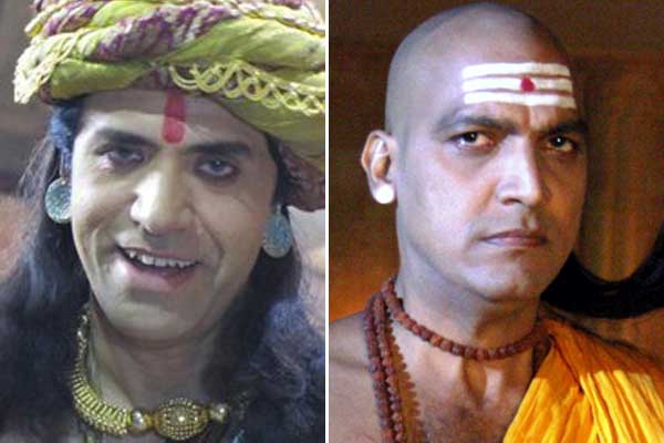 Sooraj Thapar (Dhanananda) and Manish Wadhwa (Chanakya) Sooraj Thapar (Dhanananda) and Manish Wadhwa (Chanakya)
