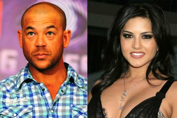 Andrew Symonds and Sunny Leone Andrew Symonds and Sunny Leone