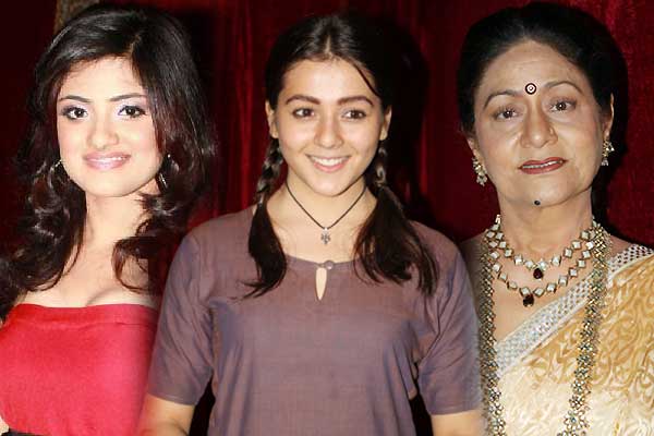 Shritama Mukherjee, Priyal Gor and Aruna Irani Shritama Mukherjee, Priyal Gor and Aruna Irani