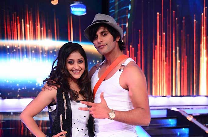 Karanvir Bohra and choreographer Sneha Karanvir Bohra and choreographer Sneha