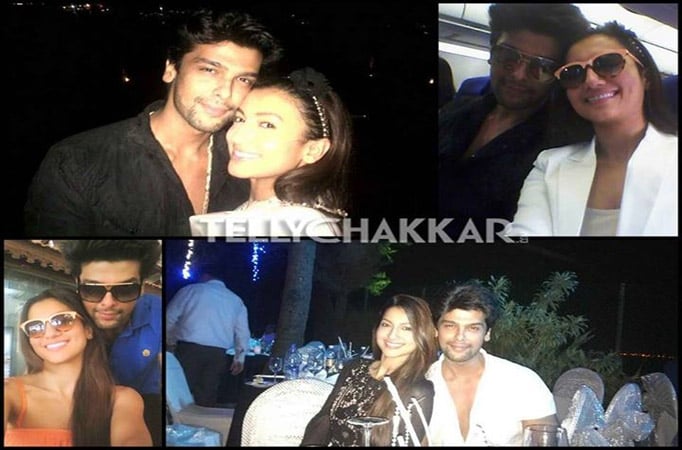 Kushal and Gauahar in Goa Kushal and Gauahar in Goa