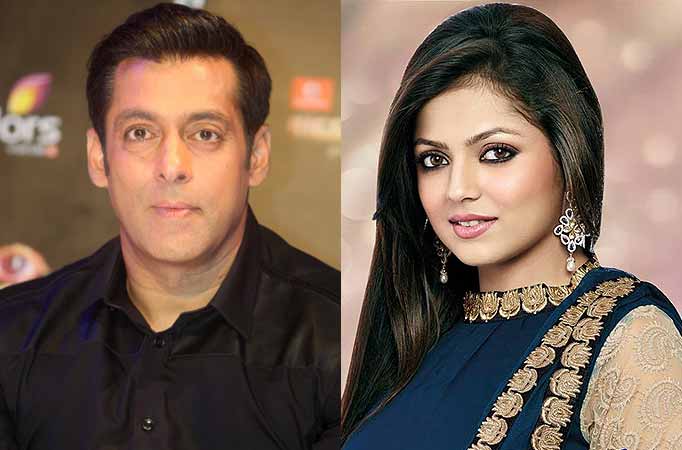 Salman Khan and Drashti Dhami Salman Khan and Drashti Dhami