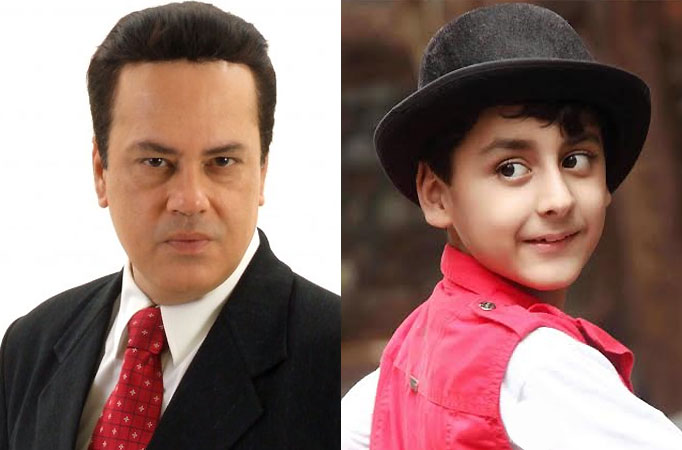 Vijay Aidasani and Bombay Velvet fame child artist Yash Sehgal Vijay Aidasani and Bombay Velvet fame child artist Yash Sehgal