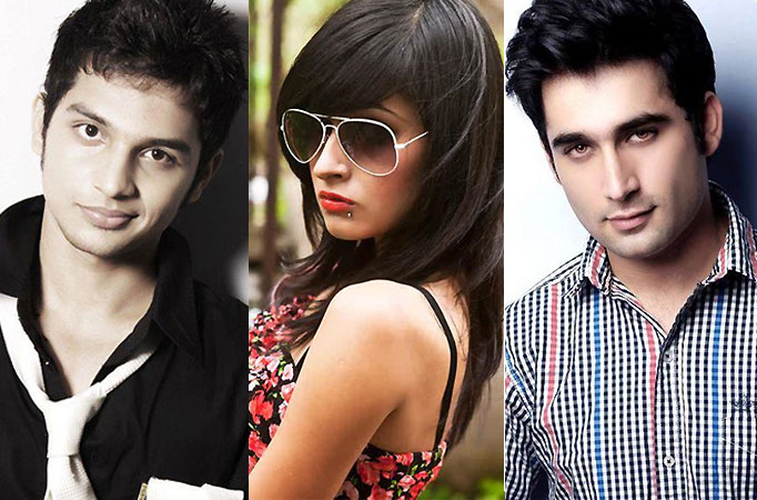 Yuvraj Thakur, Karishma Sharma and Vikas Grover Yuvraj Thakur, Karishma Sharma and Vikas Grover