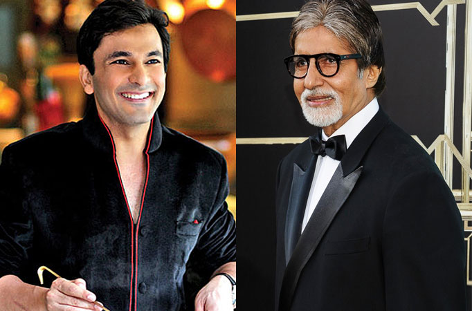 Chef Vikas Khanna gifts book to Big B Chef Vikas Khanna gifts book to Big B
