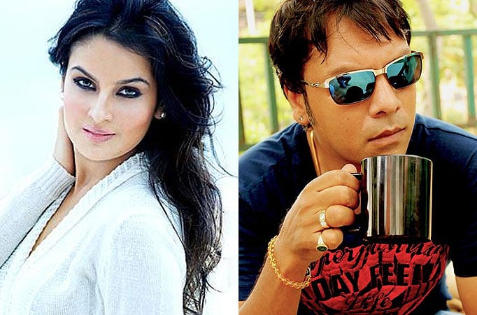 Priyanka Bassi and Writer Zeishan Quadri Priyanka Bassi and Writer Zeishan Quadri