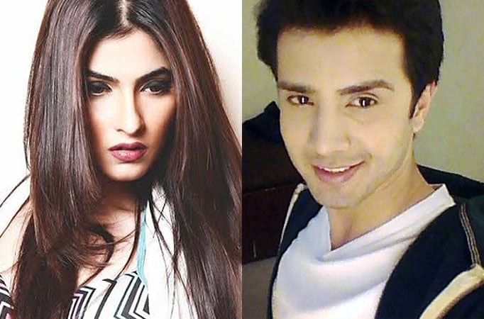 Karishma Sharma and Zaan Khan Karishma Sharma and Zaan Khan
