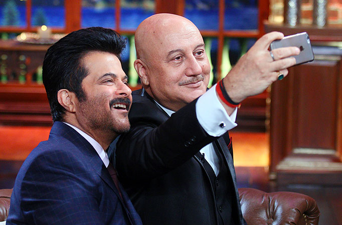 Anil Kapoor and Anupam Kher Anil Kapoor and Anupam Kher