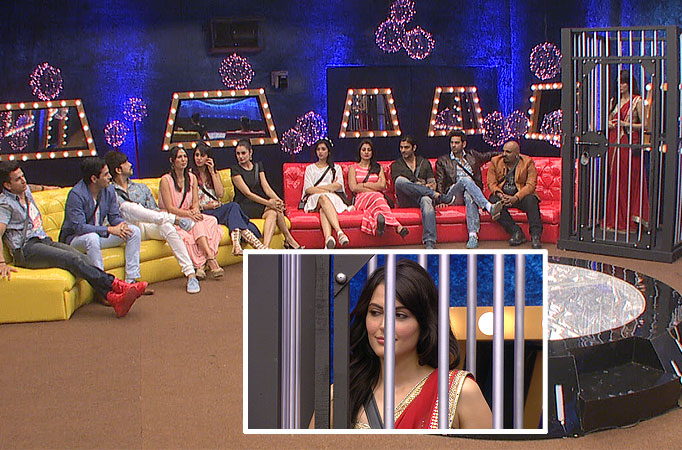 Mandana Karimi turns prison bird in Bigg Boss Nau Mandana Karimi turns prison bird in Bigg Boss Nau