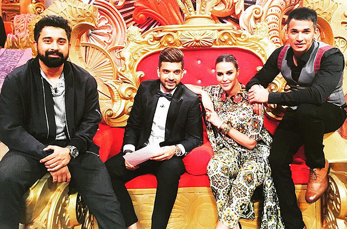 Rannvijay, Karan Kundra, Neha Dhupia and Prince Narula Rannvijay, Karan Kundra, Neha Dhupia and Prince Narula