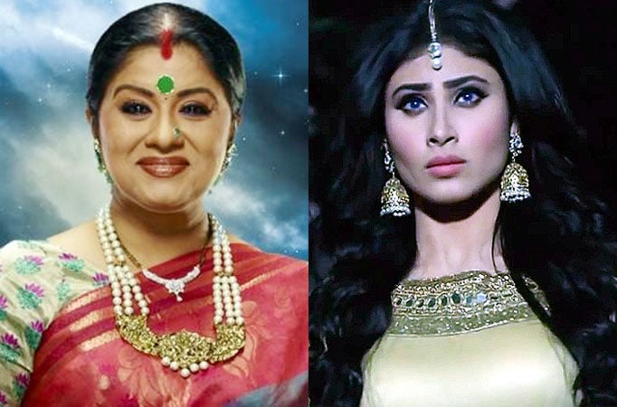 Sudha Chandran and Mouni Roy Sudha Chandran and Mouni Roy