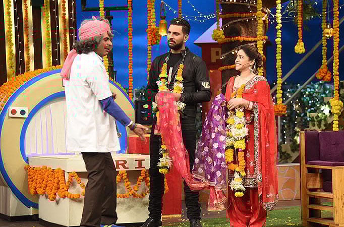 Sumona Chakravarti 'marries' Yuvraj Singh on TV show Sumona Chakravarti 'marries' Yuvraj Singh on TV show