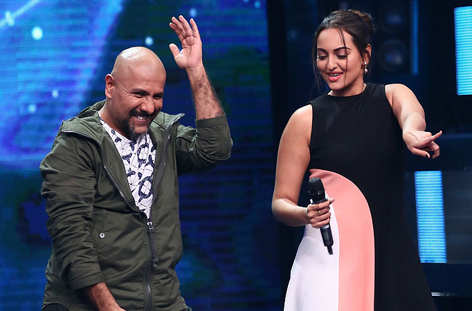 Vishal Dadlani and Sonakshi Sinha Vishal Dadlani and Sonakshi Sinha