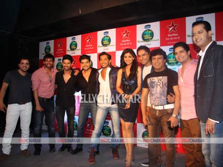 Shrimans with Judges Terence Lewis and Shilpa Shetty