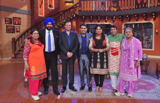 Rajat Sharma visits the set of Comedy Nights With Kapil