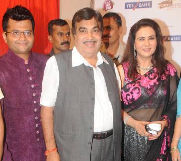 Nitin Ghadkari with Aneel Murarka & Poonam Dhillon