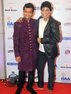 Aneel Murarka with Raju Srivastav            (Source: IANS)