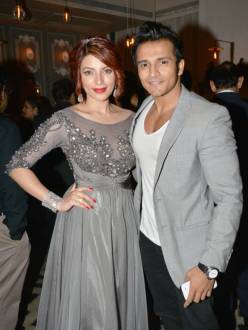  Shama Sikander and the owner of Esco Bar