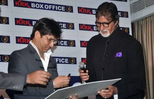 Amitabh Bachchan launches KRK's website