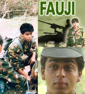 Fauji (DD National)- This 1989 TV series was about a batch of trainee commandos of Indian Army, which featured Bollywood Badshah, Shah Rukh Khan along with actors like Rakesh Sharma, Amina Shervani, Vishwajeet Pradhan, Vikram Chopra and many others.