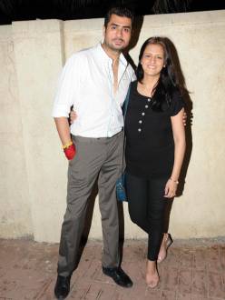 RJ Pritam with wife Sonam Kapoor