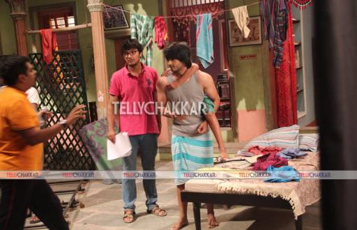 On the sets of Star Plus' Tere Sheher Mein