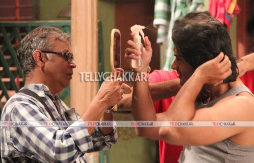 On the sets of Star Plus' Tere Sheher Mein
