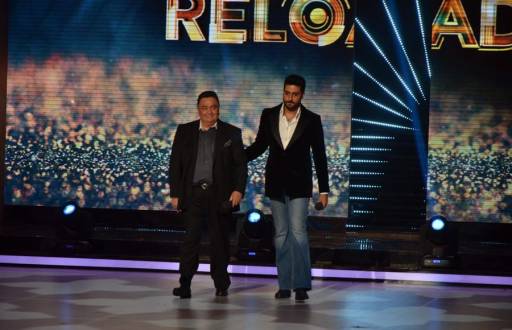 Rishi Kapoor and Abhishek Bachchan