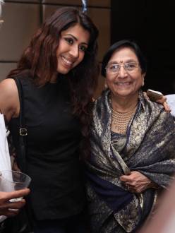 Ankita Bhargava with Usha Kanwarpal (Bikramjeet Singh's mother)