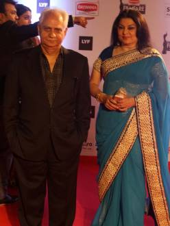 Ramesh Sippy with wife Kiran Juneja Sippy