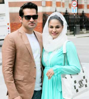 Veena Malik and hubby