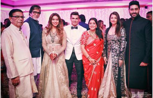 KSG and Bipasha with Bachchan family
