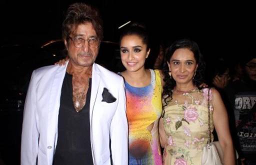 Shraddha Kapoor with her parents