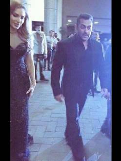 Salman Khan with Iulia Vantur