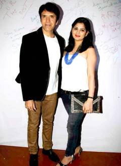 Sooraj Thapar with wife Deepti Dhyani